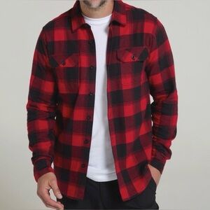 Western Style Hollister Buffalo Print Flannel Shirt
